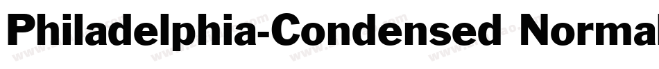 Philadelphia-Condensed Normal字体转换